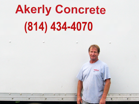 Dan Akerly, Owner of Akerly Concrete Construction.