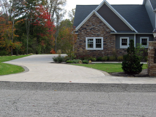 Concrete driveway installed by Akerly Concrete Construction in Erie PA